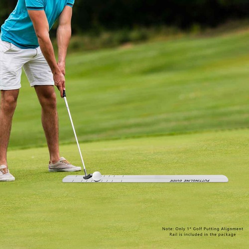 Golf putting alignment schiene - golf,