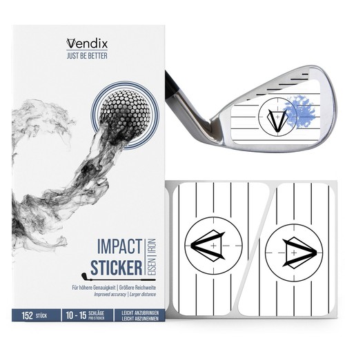 152x golf impact - 152x, sticker
