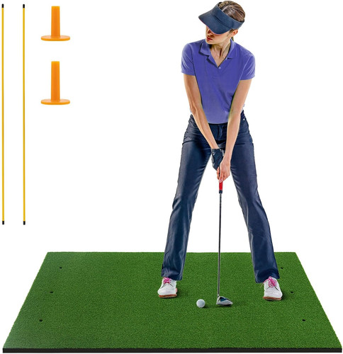 Golf abschlagmatte mit tees - golf, &